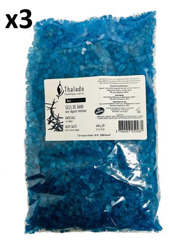 3 bags of 600g of Bath Salts with marine active ingredients